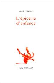Cover of: L' épicerie d'enfance
