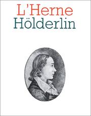 Cover of: Hölderlin