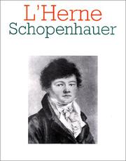Cover of: Schopenhauer by ce cahier a été dirigé par Jean Lefranc.
