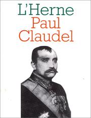 Cover of: Paul Claudel by dirigé par Pierre Brunel.