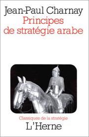 Cover of: Principes de stratégie arabe
