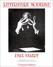Cover of: Paul Valéry