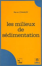 Cover of: Les milieux de sédimentation