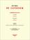 Cover of: Œuvres de Lavoisier