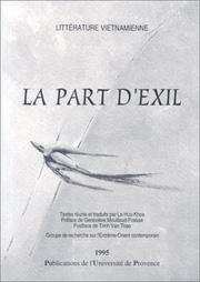 Cover of: Littérature vietnamienne: la part d'exil