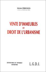 Cover of: Ventes d'immeubles et droit de l'urbanisme