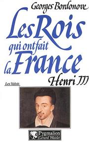 Cover of: Henri III by Georges Bordonove