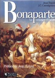 Cover of: Bonaparte: la campagne d'Egypte