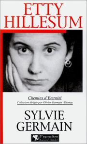 Cover of: Etty Hillesum by Germain, Sylvie
