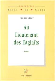 Cover of: Au lieutenant des Taglaïts