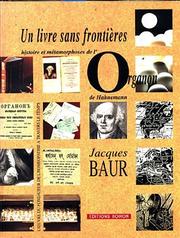 Un livre sans frontières by J. Baur