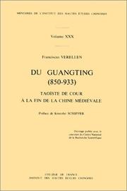 Cover of: Du Guangting (850-933): taoïste de cour à la fin de la Chine médiévale
