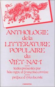 Cover of: Anthologie de la littérature populaire du Viêt-nam