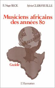 Cover of: Musiciens africains des années 80: guide