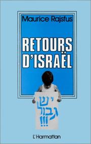 Cover of: Retours d'Israël