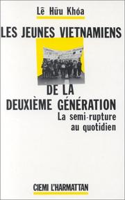 Cover of: Les Jeunes Vietnamiens de la deuxieme generation by Huu Khoa Le