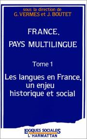 Cover of: France, pays multilingue
