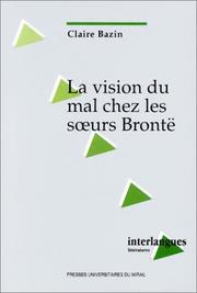 Cover of: La vision du mal chez les soeurs Brontë