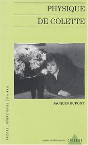 Cover of: Physique de Colette