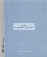 Cover of: Dessins, acquisitions 1992-1996 by 