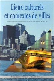 Cover of: Lieux culturels et contextes de villes