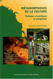 Cover of: Métamorphoses de la culture: pratiques & politiques en périphéries