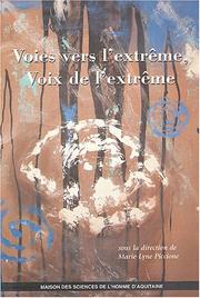 Cover of: Voies vers l'extrême, voix de l'extrême: actes des colloques