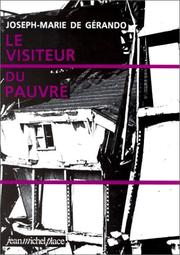 Cover of: Le visiteur du pauvre (Les Cahiers de Gradhiva)