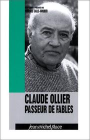 Cover of: Claude Ollier, passeur de fables by textes réunis et présentés par Mireille Calle-Gruber.