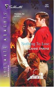 Nothing to lose by RaeAnne Thayne