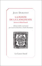 Cover of: La ponte de la langouste by Jean Dubuffet