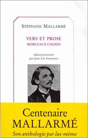 Vers et prose by Stéphane Mallarmé