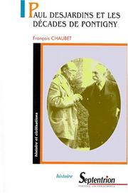 Cover of: Paul Desjardins et les Décades de Pontigny