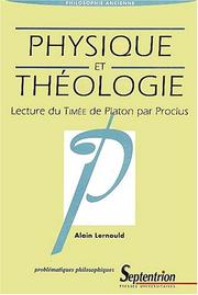 Cover of: Physique et theólogie by Alain Lernould