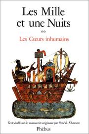 Cover of: Les mille et une nuits by Mille et une nuits, René R. Khawam
