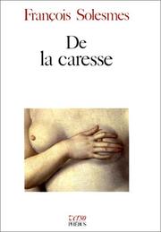 Cover of: De la caresse
