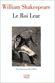 Cover of: Le Roi Lear by William Shakespeare