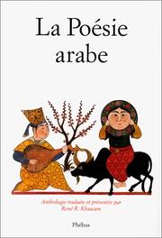 Cover of: La poésie arabe