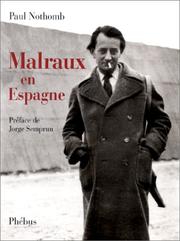 Cover of: Malraux en Espagne