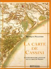 Cover of: La carte de Cassini by Monique Pelletier