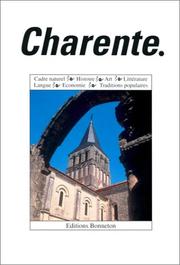 Cover of: Charente by Gilles Bernard