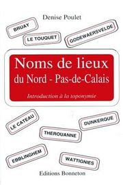 Cover of: Noms de lieux du Nord-Pas-de-Calais