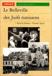 Cover of: Le Belleville des Juifs tunisiens