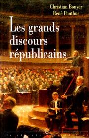 Cover of: Les grands discours républicains