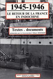 Cover of: La Guerre d'Indochine, 1945-1954: textes et documents