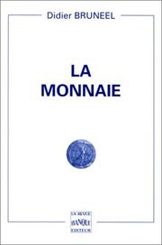 Cover of: La monnaie