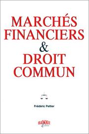 Cover of: Marchés financiers & droit commun