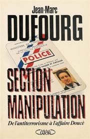 Cover of: Section Manipulation by Jean-Marc Dufourg
