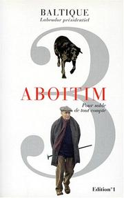 Cover of: Aboitim 3: pour solde de tout compte