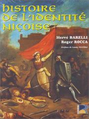 Cover of: Histoire de l'identité niçoise